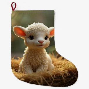 MEIA DE NATAL GRANDE UMA PEQUENA MALA EM UM MANGEIRO