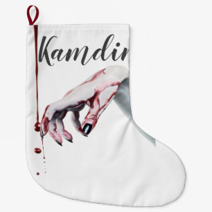 Meia De Natal Grande Vampiro de sangue de zumbi personalizado vai