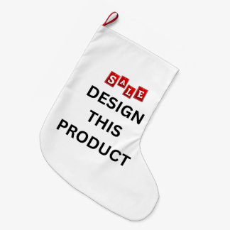 Meia De Natal Grande VENDA! Escória grande - Poli escovado - 2 lados