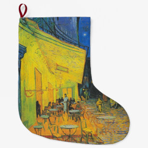 Meia De Natal Grande Vincent Van Gogh Cafe Terrace Masterícula