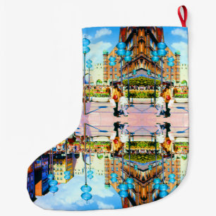 Meia De Natal Grande Vintage Alemanha Munique Towngate Karistor