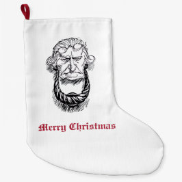 Meia De Natal Grande Vintage Jacob Marley Dickens Um Conto de Natal