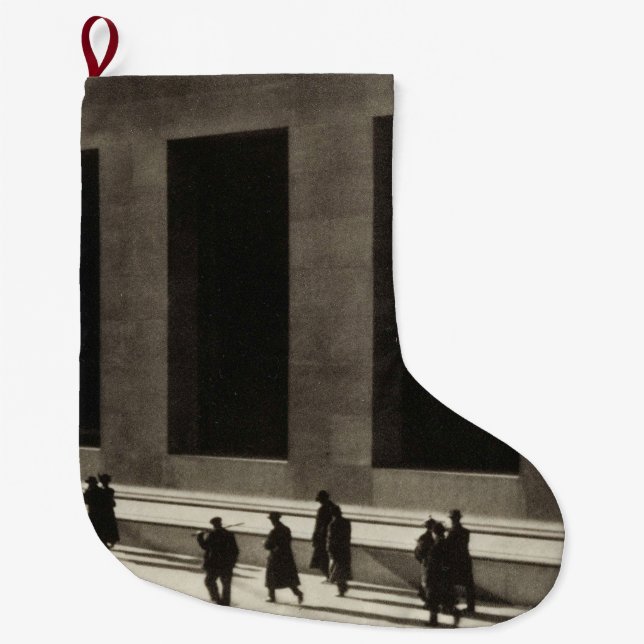 Meia De Natal Grande Wall Street (por Paul Strand, 1915) (Frente)