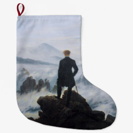 Meia De Natal Grande Wanderer Acima do Mar de Nevoeiro (por C.D. Friedr