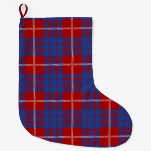 Meia De Natal Grande Xadrez Escocesa Clan Hamilton Tartan