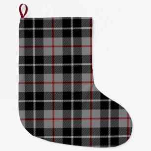 Meia De Natal Grande Xadrez escocesa Clan Thompson Tartan