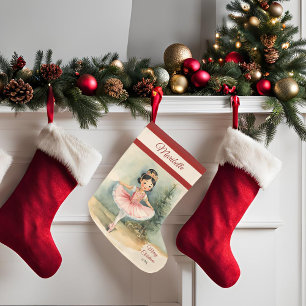 Meia De Natal Grande Xmas Ballerina Princess Christmas Stocks