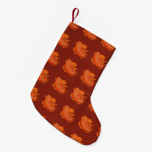 Meia De Natal Pequena A fruta modela a laranja pigmentada
