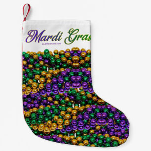 Meia De Natal Pequena A imagem icônica de SlipperyJoe com tema Mardi Gra