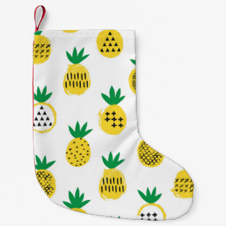 Meia De Natal Pequena Abacaxis Jovens: Vintagem Amiga Das Crianças