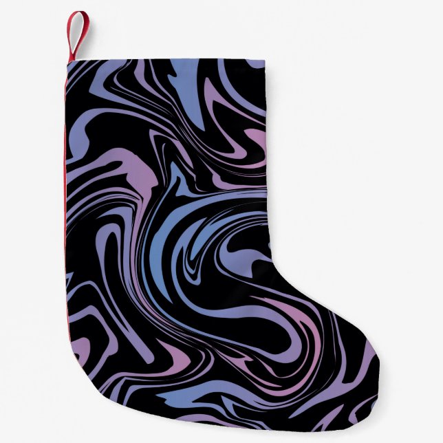 Meia De Natal Pequena Abstract background. Liquid marble. Background flu (Frente)