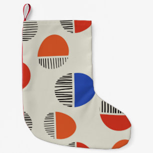 Meia De Natal Pequena Abstrato círculo sem costura, fundo com
