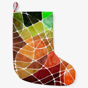 Meia De Natal Pequena abstrato geométrico grunge background abstract, no