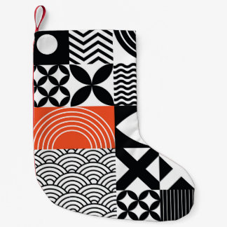 Meia De Natal Pequena Abstrato moderno: Canvas de Design artística.