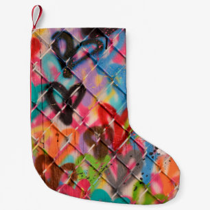 Meia De Natal Pequena Abstrato Spray Paint Texture Background art, rua,