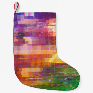 Meia De Natal Pequena Abstrato: textura do ecrã de ensaio