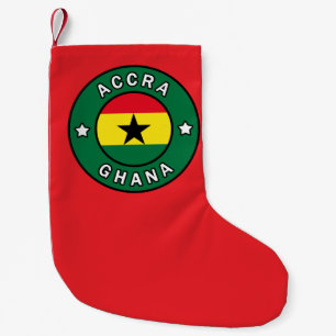 Meia De Natal Pequena Accra Gana