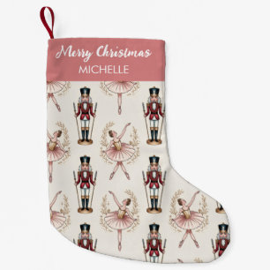 Meia De Natal Pequena Acrilista de Natal Personalizado & Bailarina