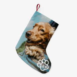 Meia De Natal Pequena Add Your Own Photo Dog Pets Monogram
