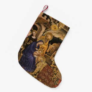 Meia De Natal Pequena Adoração dos Magi