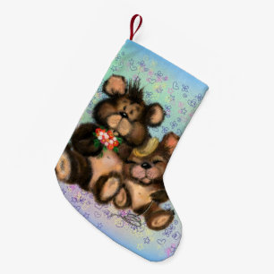 Meia De Natal Pequena Amor Verdadeiro - Bonito
