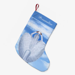 Meia De Natal Pequena Angel Halo Heavens Feriado Espiritual de Natal