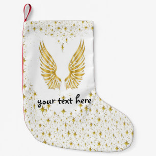 Meia De Natal Pequena Angel Wings Christmas Stocks
