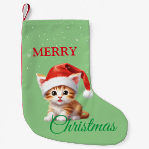 Meia De Natal Pequena Animais Safari Engraçados Papais noeis de Natal