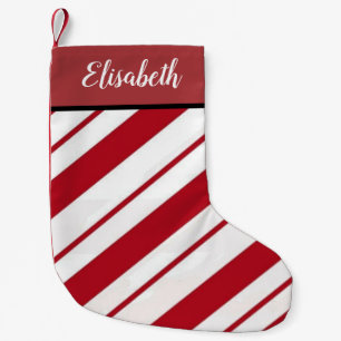 Meia De Natal Pequena Armazenamento de Natal Personalizado com Nome - Ho