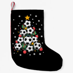 Meia De Natal Pequena Árvore de Natal de Futebol Jogador de Natal Amante