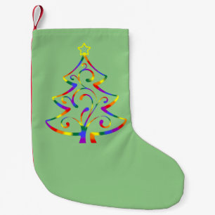 Meia De Natal Pequena Árvore de Natal do Orgulho LGBT+