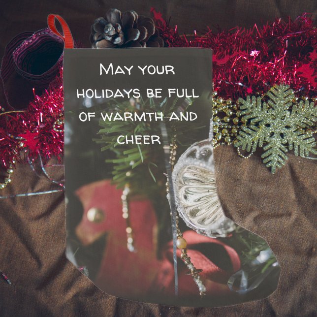 Meia De Natal Pequena Árvore de Natal retrógrada escura (Criador carregado)