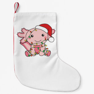 Meia De Natal Pequena Axolotl Natal Animais de inverno Axolotls