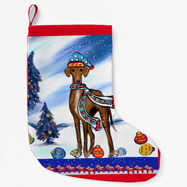 MEIA DE NATAL PEQUENA AZAWAKH (Frente)