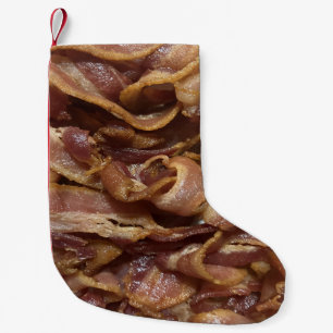Meia De Natal Pequena Bacon