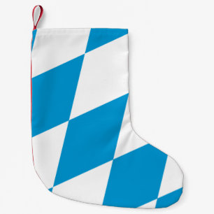 Meia De Natal Pequena Balcões de Natal com Bandeira da Baviera