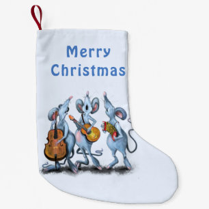 Meia De Natal Pequena Banda Romântica Engraçada - Feliz Natal - Divert