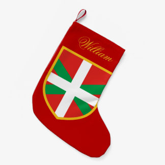 Meia De Natal Pequena Bandeira Basque