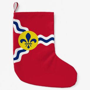 Meia De Natal Pequena Bandeira da Rua Louis, Missouri