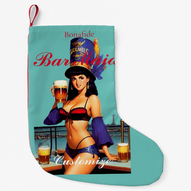 Meia De Natal Pequena Bar Bonafide Maid Thunder_Cove (Frente)