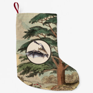 Meia De Natal Pequena Bastão do vôo na ilustração do habitat natural