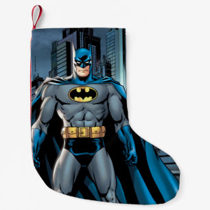 Meia De Natal Pequena Batman Levanta