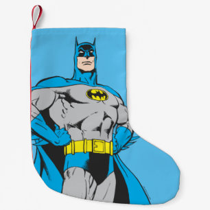 Meia De Natal Pequena Batman Stands