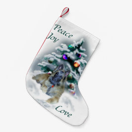 Meia De Natal Pequena Belga Tervuren Natal