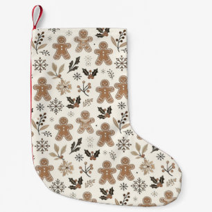 Meia De Natal Pequena Biscoitos de Pão-de-Pão de Natal