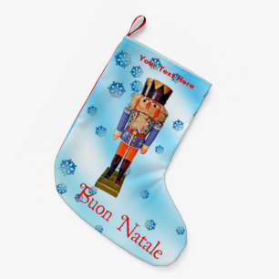 Meia De Natal Pequena Blogueiro alemão - Buon Natale