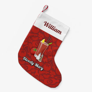 Meia De Natal Pequena Bloody Mary
