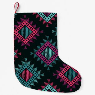 Meia De Natal Pequena Boho Spirit: Étnica Tribal Sem Olhos