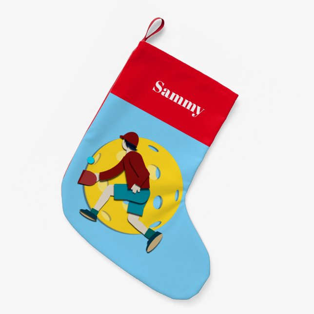 Meia De Natal Pequena Bola de seleção (Frente (Pendurada))