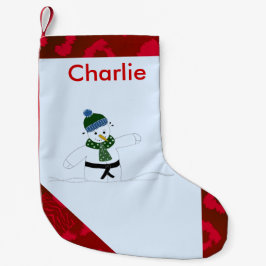 Meia De Natal Pequena Boneco de Neve de Jujitsu